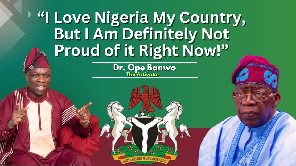 I Love Nigeria My Country, But I Am Most Definitely NOT Proud Of It Right Now