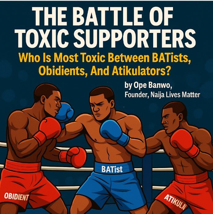 THE BATTLE OF TOXIC SUPPORTERS: Who Is Most Toxic Between BaTists, Obidients, And Atikulators?